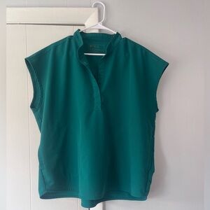 Figs Rafaela Oversized Scrub Top Hunter Green XL- preloved great condition